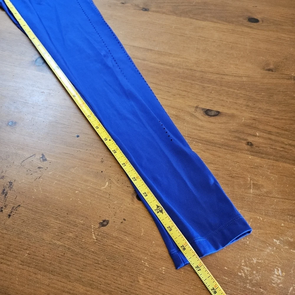 Gymshark Laser Cut Leggings Blue Size Small